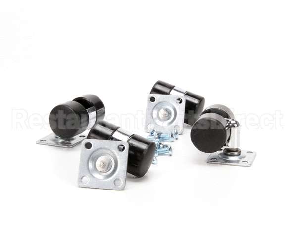 10314-01 Silver King Kit Casters 1 7/16 Wh/1 3/4 Th