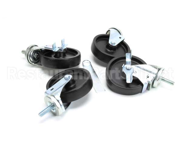 10314-03 Silver King Kit Caster Stem 5In Wh/6 Th