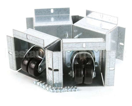 10314-04 Silver King Kit Caster 2 In Skfb/Rb/F2