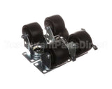 10314-102 Silver King Kit Caster Plate 3 In Wh/4 In