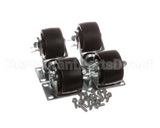 10314-102 Silver King Kit Caster Plate 3 In Wh/4 In