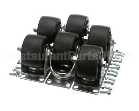 10314-105 Silver King 4'' Caster Plate Kit W/O Brake