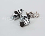 10314-95 Silver King Kit Leg 1In Silver W/ Rubber P