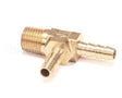 106588 Cleveland Fitting;Hose Barb;Tee;1/4 Mle Run;