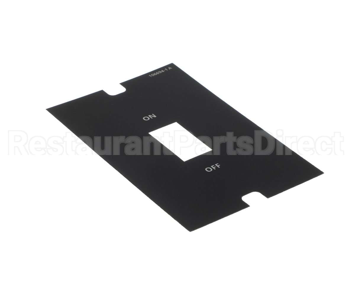 106694 Cleveland Label;Power Control Panel Switch No