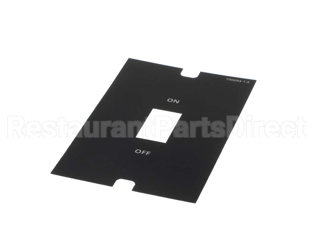 106694 Cleveland Label;Power Control Panel Switch No