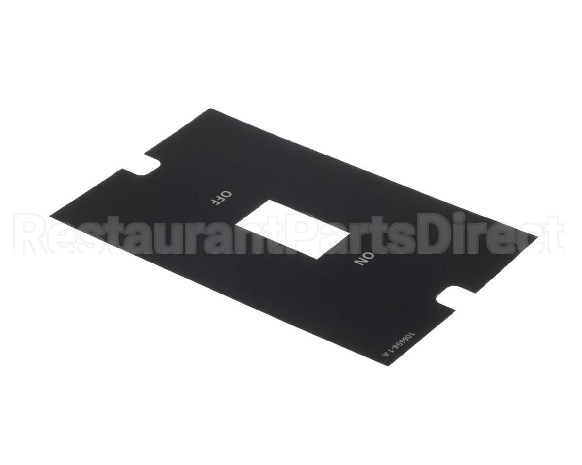 106694 Cleveland Label;Power Control Panel Switch No
