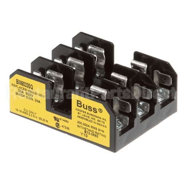 106925 Compatible Champion Fuse Block 600V/30A 3P Cc Type