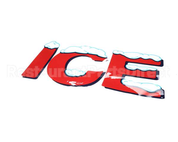 1070074 Leer Decal Ice, Red With Snow Cap (