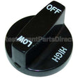 1073498 Compatible Southbend Knob 2 D, Off-High-Low