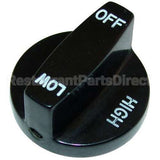 1073498 Compatible Southbend Knob 2 D, Off-High-Low