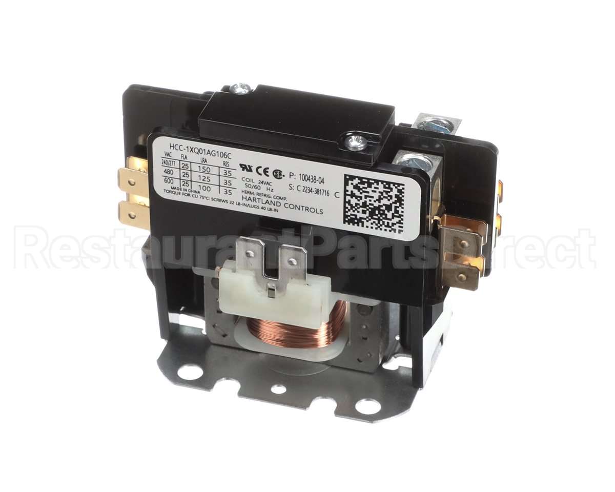 10F73 Lennox Contactor, Spst N.o., 24 Volts, 25 Amps