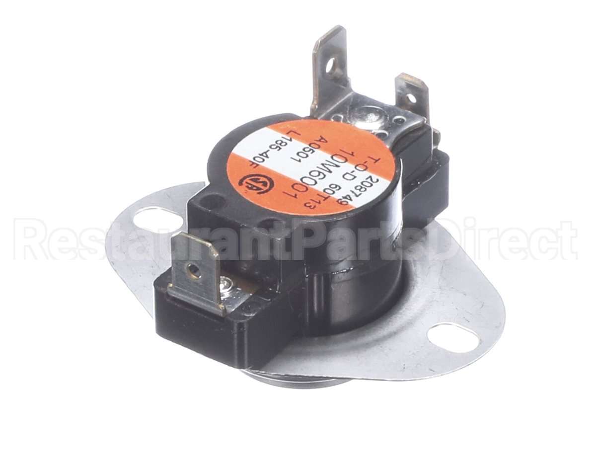 10M60 Lennox Limit Control, 185 Deg F, Spdt, Orange/W