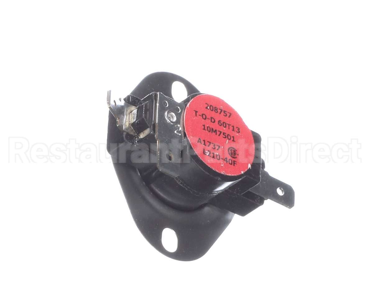 10M75 Lennox Limit Control-Label Black W/ Red