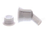 11-01895 Master-Bilt Drain Flange With Adapter, Whi