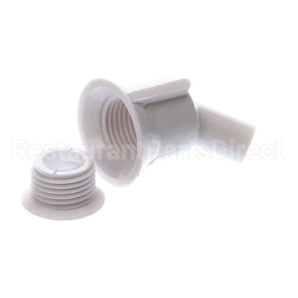 11-01895 Compatible Master-Bilt Drain Flange With Adapt Er, Whi