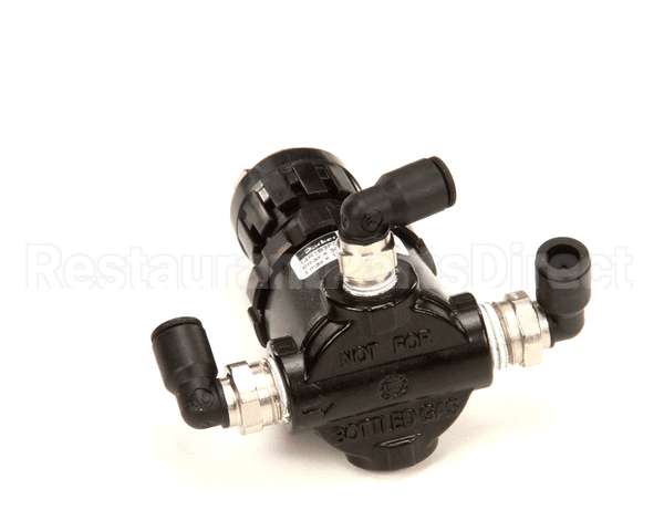 110130009 Doughpro Proluxe Regulator With Air Fittings Bl