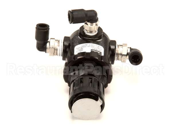 110130009 Doughpro Proluxe Regulator With Air Fittings Bl