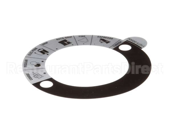 11075.0000 Bunn Decal, Grind Select-Dial