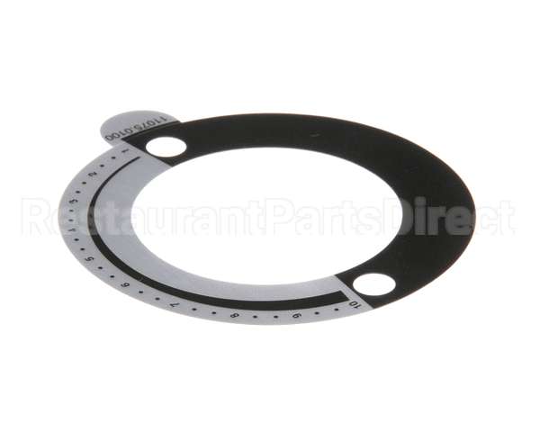 11075.0100 Bunn Decal, Grind Sel Dial Trfcta