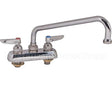 1112 Compatible TS Brass Faucet, 4"Deck, 10"Spt, Leadfree