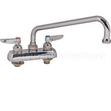 1112 Compatible TS Brass Faucet, 4"Deck, 10"Spt, Leadfree