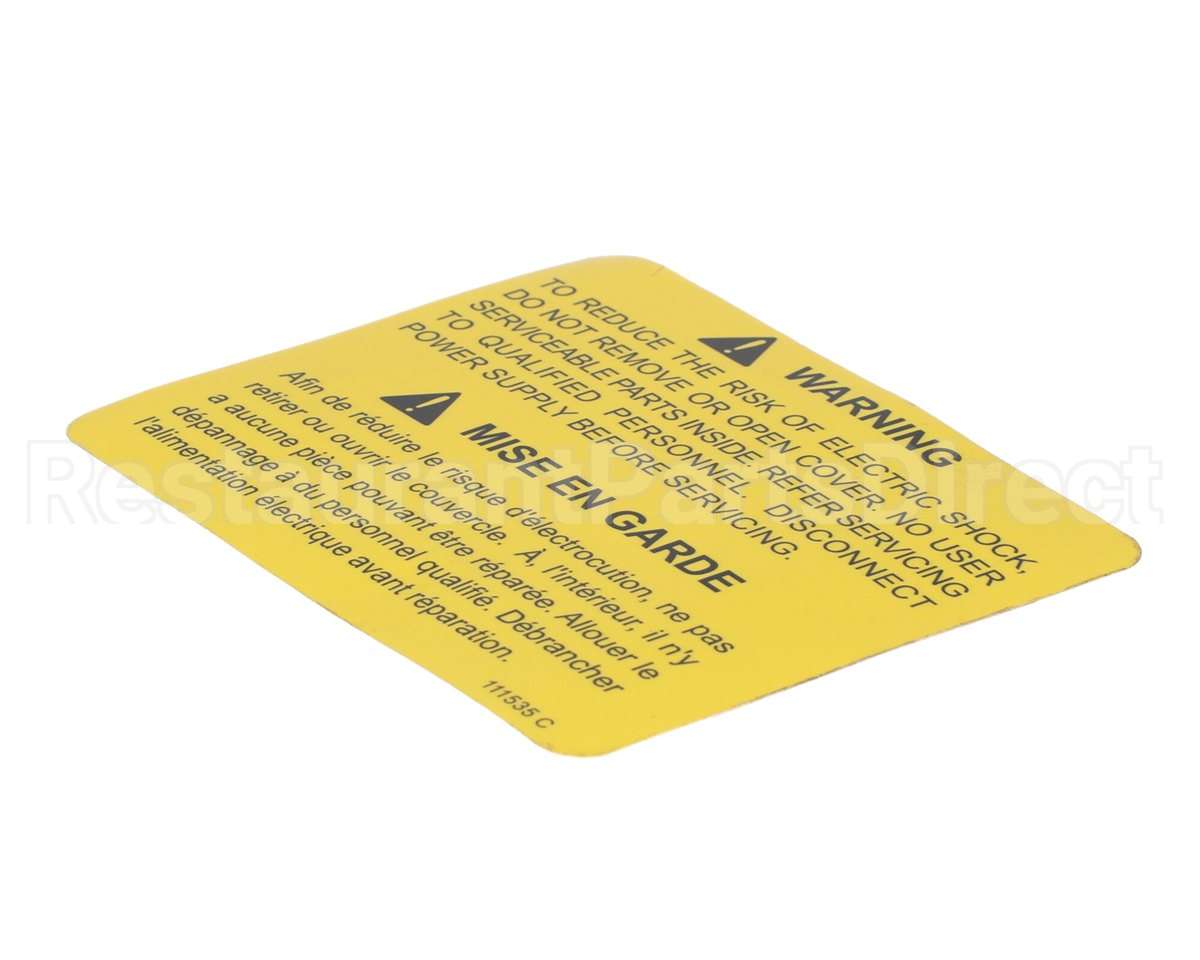 111535 Cleveland Label; Warning Power Disconnec