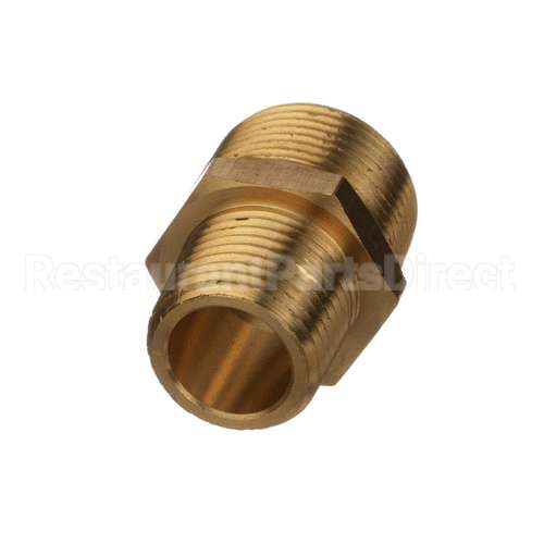 112RJF Lancer Brass Hex Nipple 3/4 Mpt X 1/2