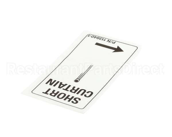 113940-1 Champion - Moyer Diebel Label Curtain Rl Short