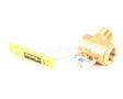 115133 Duke Valve,Ball 1/2Elbow Brass