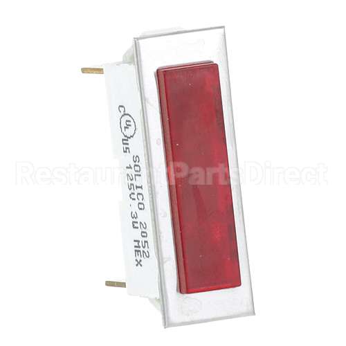 1161650 Compatible Southbend Signal Light 3/8" X 1-5/16" Red 125V