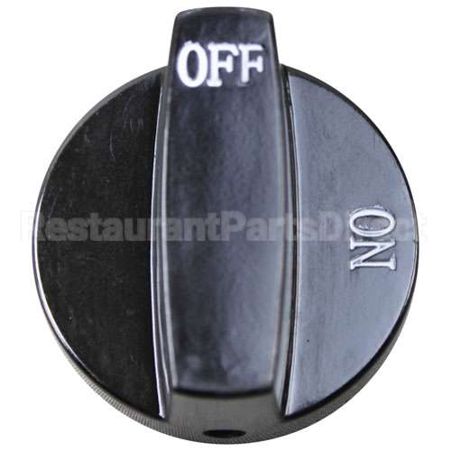 1162526 Compatible Southbend Knob, Black 2 Inch Dia Off-On
