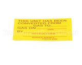 1163932 Southbend Range Label, Parts Service
