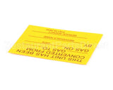 1163932 Southbend Range Label, Parts Service