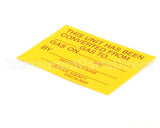 1163932 Southbend Range Label, Parts Service