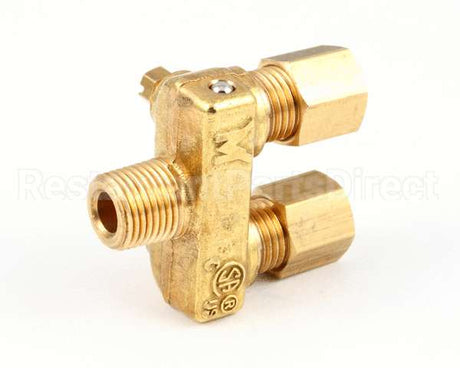 1166004 Southbend Range Fitting,Double Pilot,3/16Tube