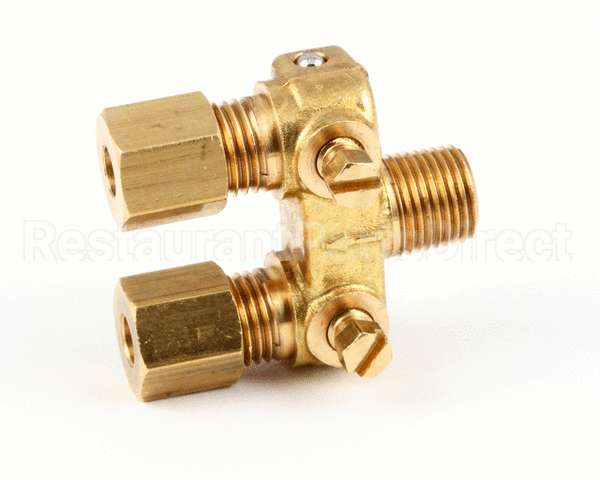 1166004 Southbend Range Fitting,Double Pilot,3/16Tube