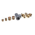 116751 Compatible Champion Kitdtv, 1 +O Brass Tee, Reducer, W/Tins