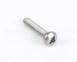 1173254 Southbend Range Screw,6-32X3/4 Phil Pan Ss "F"