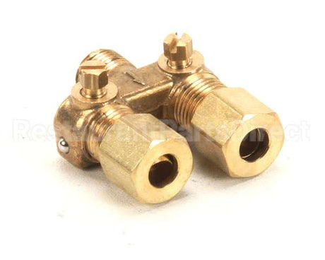 1177182 Southbend Range Fitting, Dble Pilot, 1/4 Tube