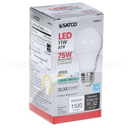 11802CA0E26 Compatible Kason Kason - 11802Ca0E26 Satco Led Light Bulb