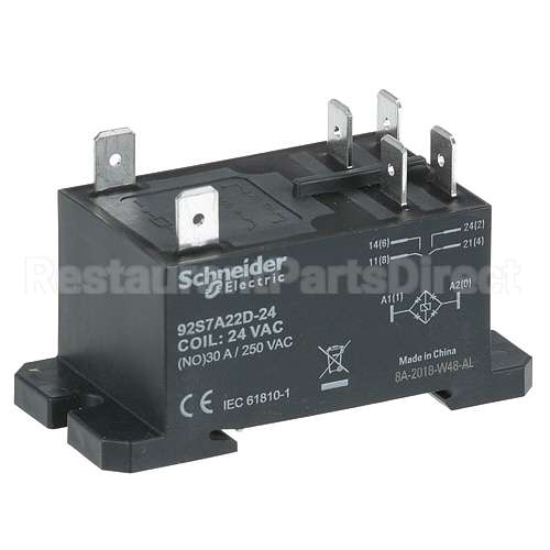 119814 Compatible Groen Relay - 24Vac