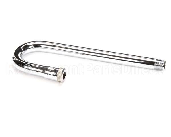 119X T&S Brass Rigid Gooseneck, 2-3/4 Spread, 8-3/4 Hei