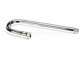 119X T&S Brass Rigid Gooseneck, 2-3/4 Spread, 8-3/4 Hei