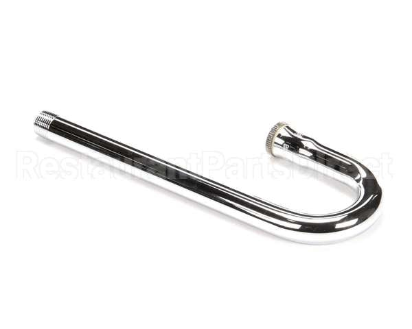 119X T&S Brass Rigid Gooseneck, 2-3/4 Spread, 8-3/4 Hei
