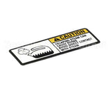 122853 Groen Label, Caution Steam