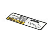 122853 Groen Label, Caution Steam