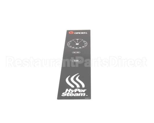 123126 Groen Overlay, Front Panel Hy-3E