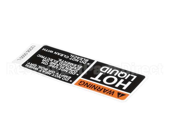 12356.0000 Bunn Decal, Warning-Hot Liquid
