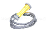 12360-0010 Hubbell Lighting 20A Yellow 3 Wire P&S Dropcord